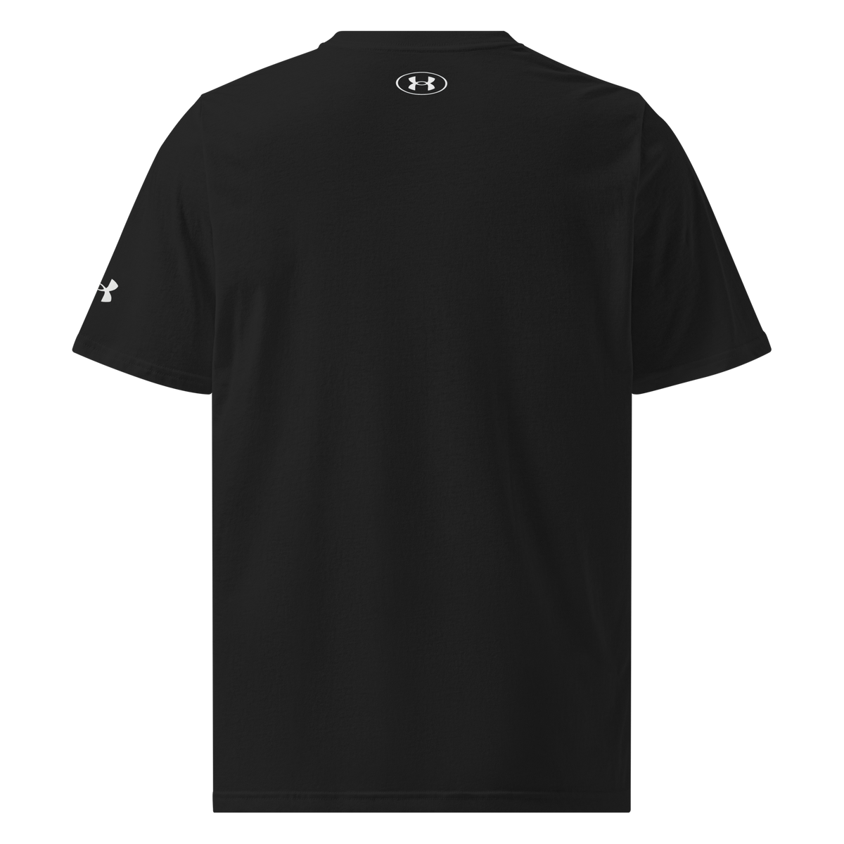 TROTH Performance customized Under Armour® athletic T-shirt – black, back view