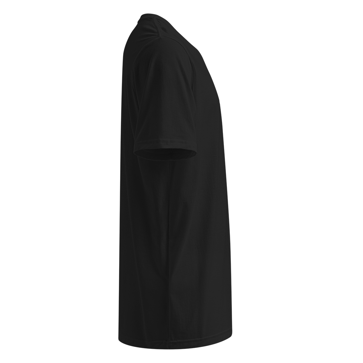 TROTH Performance customized Under Armour® athletic T-shirt – black, right side view
