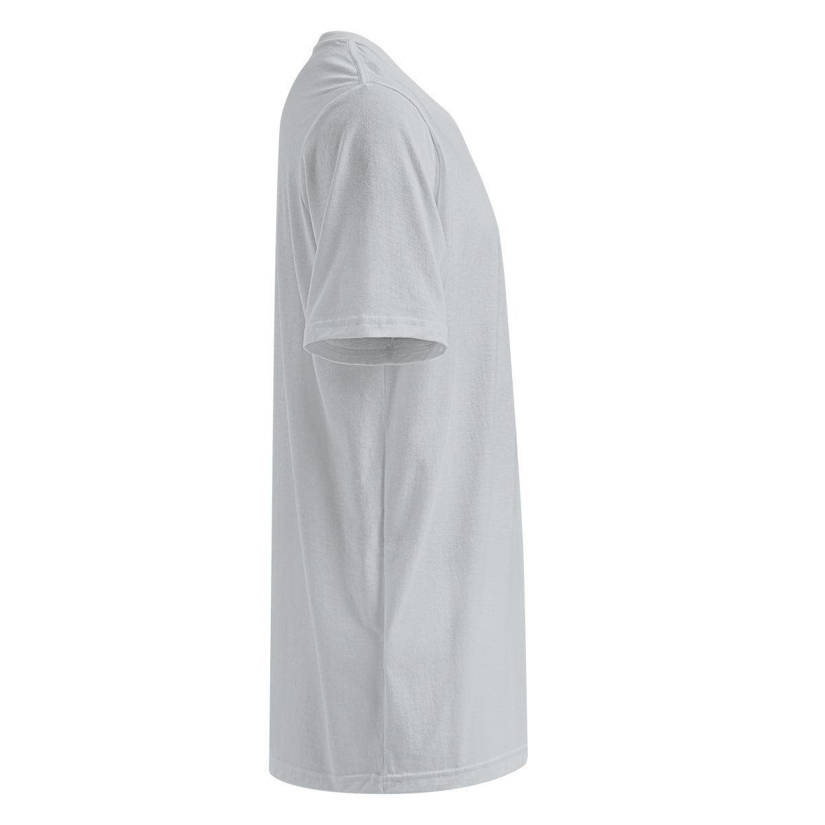 TROTH Performance customized Under Armour® athletic T-shirt – grey, right side view