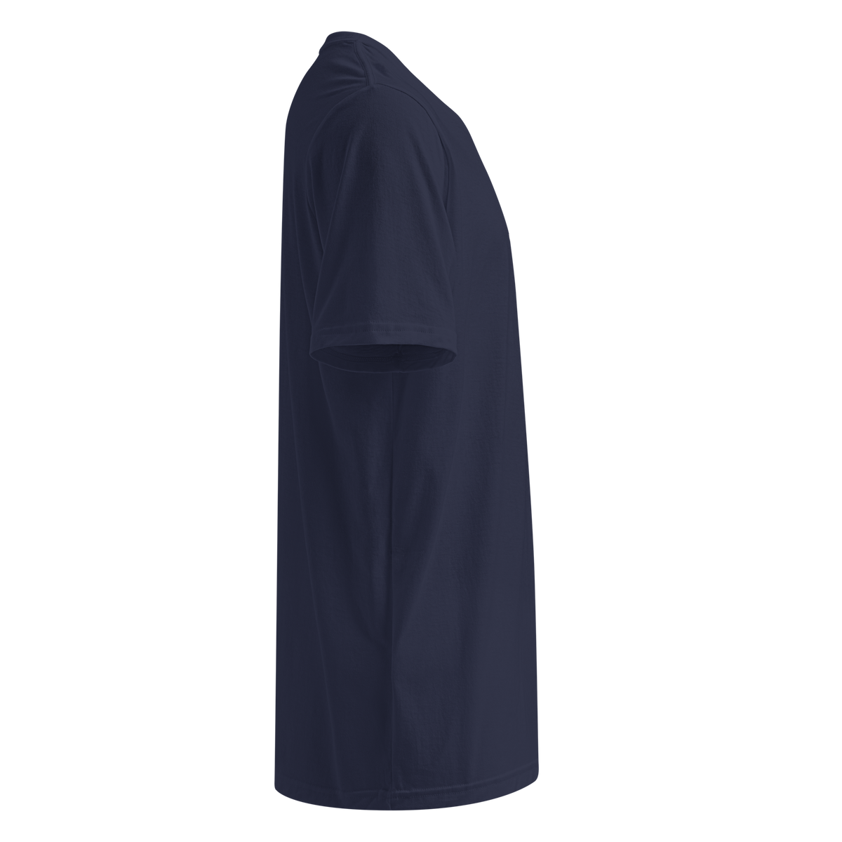 TROTH Performance customized Under Armour® athletic T-shirt – navy blue, right side view