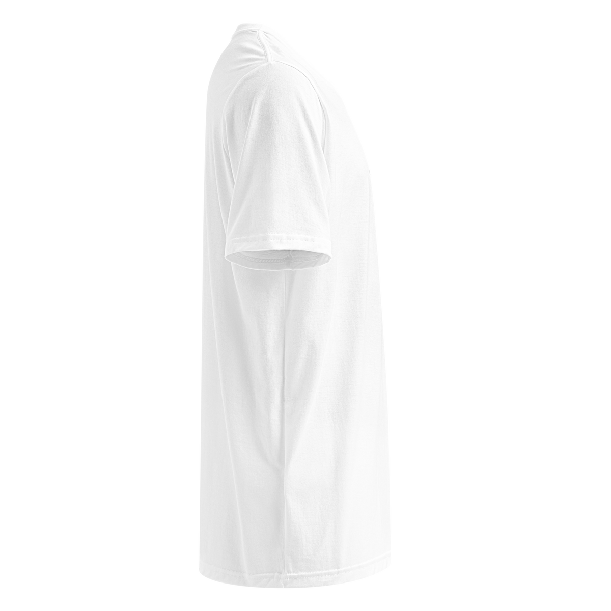 TROTH Performance customized Under Armour® athletic T-shirt – white, right side view